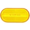 Truck-Lite Signal-Stat, Oval, Yellow, Acrylic, Replacement Lens For Economy Mirrors 8933A - alternate 1